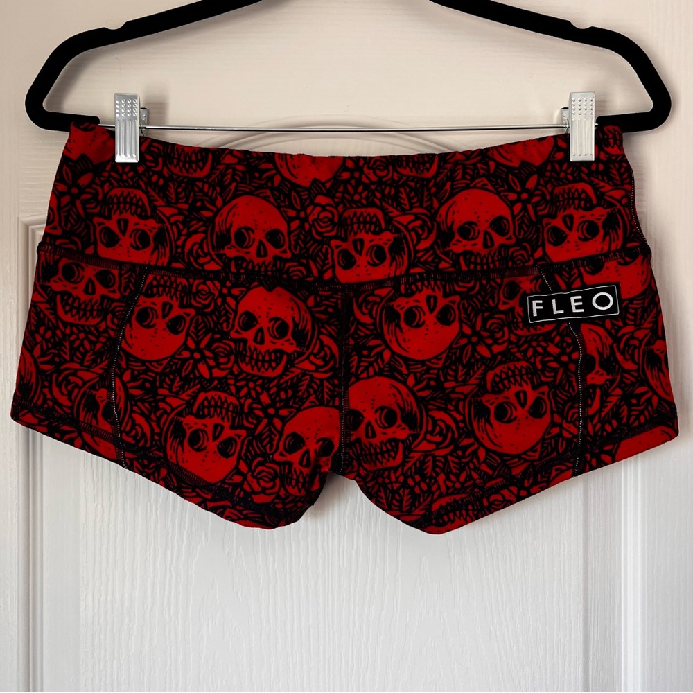 Skull fleo shorts